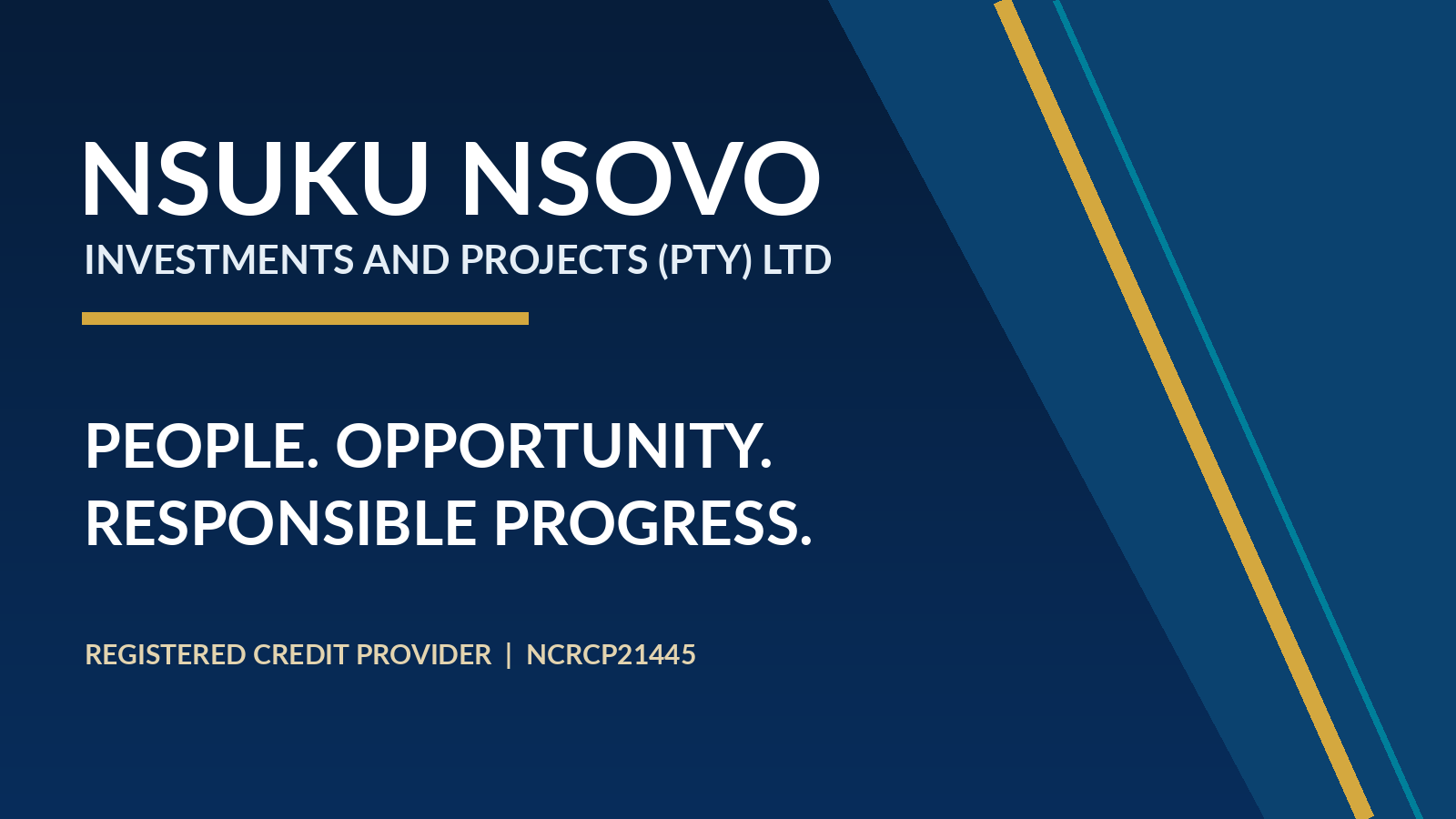 Nsuku Nsovo — People. Opportunity. Responsible Progress.